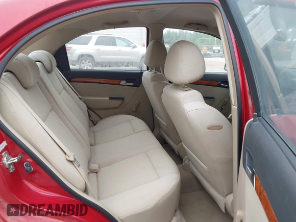 2008 Chevrolet Aveo LS with VIN KL1TD56688B096686, listed as a IAAI auction lot 42557429 with 67,405 mi miles and . Bid and sale history available at DreamBid. Image 8.