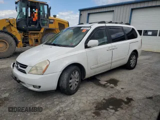 2006 Kia Sedona LX with VIN KNDMB233366052094, listed as a Copart auction lot 58241074 with 181,295 mi miles and Salvage Title. Bid and sale history available at carsss.com. Image 1.