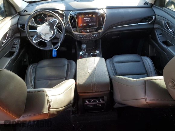 2021 Chevrolet Traverse Premier with VIN 1GNERKKW0MJ166034, listed as a Copart auction lot 86190534 with 64,401 mi miles and Salvage Title. Bid and sale history available at carsss.com. Image 8.