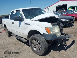 2013 Ford F-150 XL with VIN 1FTFX1EF1DFC28665, listed as a IAAI auction lot 41902238 with 124,474 mi miles. Bid and sale history available at carsss.com. Image 1.