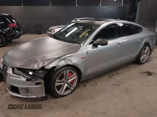 2018 Audi A7 Prestige with VIN WAU23AFC4JN034435, listed as a IAAI auction lot 41193774 with 61,833 mi miles. Bid and sale history available at carsss.com. Image 6.