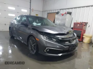 2020 Honda Civic Sedan EX-L with VIN 19XFC1F70LE010163, listed as a IAAI auction lot 41306532 with 88,767 mi miles. Bid and sale history available at carsss.com. Image 1.