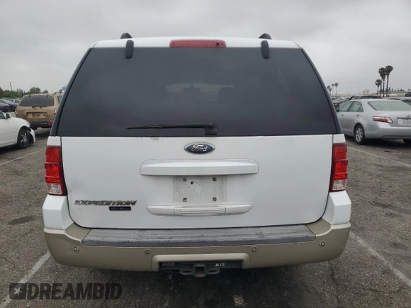 2006 Ford Expedition Eddie Bauer с VIN 1FMFU18546LA90812, выставлен на аукционе Copart как лот 59401865 с пробегом 173 626 миль миль и Чистый • Clean title. История ставок и продаж доступна на DreamBid. Изображение 6.