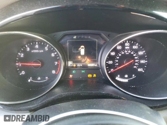 2016 Kia Sedona SX-L with VIN KNDME5C13G6155704, listed as a Copart auction lot 42119465 with 98,597 mi miles and Salvage Title. Bid and sale history available at carsss.com. Image 9.