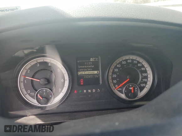 2019 Ram 1500 Classic Express with VIN 1C6RR6FG2KS516069, listed as a Copart auction lot 47864065 with 102,491 mi miles and Salvage Title. Bid and sale history available at carsss.com. Image 9.