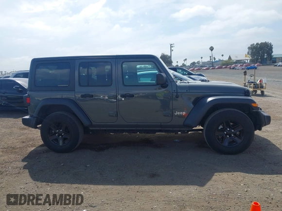 2020 Jeep Wrangler Unlimited Sport S z VIN 1C4HJXDN2LW261730, wystawiony jako IAAI lot #42034942 z przebiegiem 61 465 mil mil oraz . Historia ofert i sprzedaży dostępna na DreamBid. Obrazek 13.