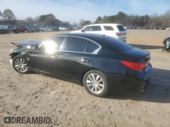 2016 Infiniti Q50 2.0t Premium with VIN JN1CV7AR7GM252287, listed as a Copart auction lot 89205755 with 208,368 mi miles and Salvage Title. Bid and sale history available at carsss.com. Image 2.