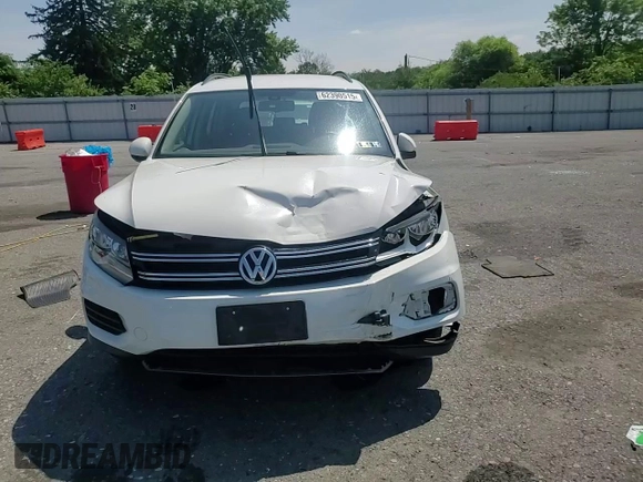 2017 Volkswagen Tiguan S with VIN WVGBV7AX8HK016005, listed as a Copart auction lot 62390515 with 68,026 mi miles and Salvage title. Bid and sale history available at DreamBid. Image 13.