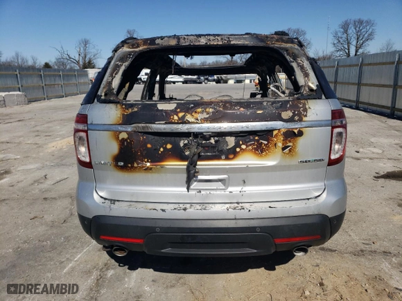 2015 Ford Explorer Limited with VIN 1FM5K7F86FGB74673, listed as a Copart auction lot 48684105 with 0 mi miles and Non Repairable. Bid and sale history available at carsss.com. Image 6.