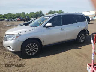 2014 Nissan Pathfinder S z VIN 5N1AR2MM6EC653551, wystawiony jako Copart lot #58373825 z przebiegiem 159 300 mil mil oraz Szkoda całkowita • Salvage title. Historia ofert i sprzedaży dostępna na DreamBid. Obrazek 1.