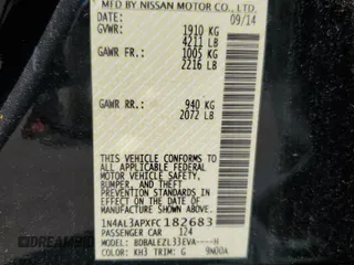 2015 Nissan Altima 2.5 с VIN 1N4AL3APXFC182683, выставлен на аукционе Copart как лот 64938075 с пробегом 97 976 миль миль и Чистый • Clean title. История ставок и продаж доступна на DreamBid. Изображение 13.