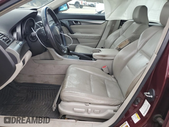 2010 Acura TL Tech with VIN 19UUA8F50AA019452, listed as a Copart auction lot 53091305 with 212,605 mi miles and Salvage Title. Bid and sale history available at carsss.com. Image 7.
