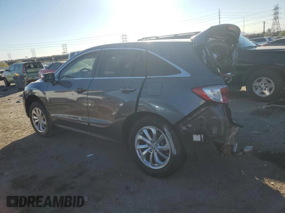 2017 Acura RDX w/Technology Pkg with VIN 5J8TB3H56HL010245, listed as a Copart auction lot 76844684 with 0 mi miles and Salvage Title. Bid and sale history available at carsss.com. Image 2.