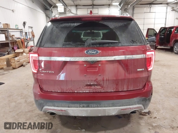 2016 Ford Explorer Limited with VIN 1FM5K8F8XGGA29854, listed as a IAAI auction lot 41595511 with 91,270 mi miles. Bid and sale history available at carsss.com. Image 16.
