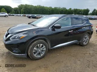 2018 Nissan Murano SV with VIN 5N1AZ2MH3JN139187, listed as a Copart auction lot 60864385 with 122,223 mi miles and Salvage title. Bid and sale history available at DreamBid. Image 1.