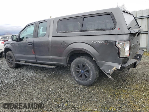 2015 Ford F-150 XLT with VIN 1FTEX1E89FKD82676, listed as a Copart auction lot 50723925 with 65,024 mi miles and Salvage Title. Bid and sale history available at carsss.com. Image 2.