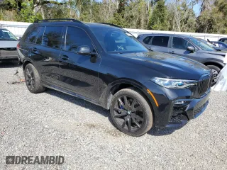 2021 BMW X7 M50i with VIN 5UXCX6C06M9G14044, listed as a Copart auction lot 46078775 with 49,938 mi miles and Salvage Title. Bid and sale history available at carsss.com. Image 4.