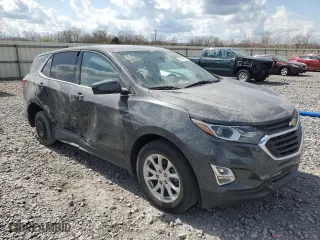 2020 Chevrolet Equinox LT with VIN 3GNAXKEV1LS585482, listed as a Copart auction lot 48761205 with 74,968 mi miles and Salvage Title. Bid and sale history available at carsss.com. Image 4.