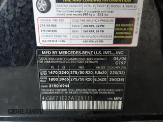 2007 Mercedes-Benz GL-Class with VIN 4JGBF71E27A129111, listed as a Copart auction lot 79764614 with 188,093 mi miles and Salvage Title. Bid and sale history available at carsss.com. Image 13.