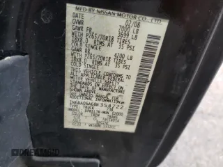 2008 Nissan Titan SE with VIN 1N6BA06A68N354722, listed as a Copart auction lot 86908464 with 84,564 mi miles and Salvage Title. Bid and sale history available at carsss.com. Image 12.