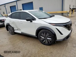 2024 Nissan ARIYA Evolve+ with VIN JN1DF0BB1RM738901, listed as a Copart auction lot 55597295 with 6,569 mi miles and Salvage title. Bid and sale history available at DreamBid. Image 4.