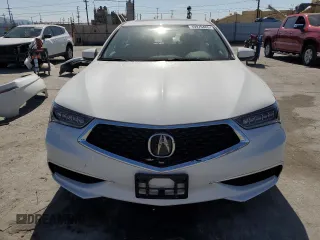 2018 Acura TLX w/Technology Pkg with VIN 19UUB1F5XJA000346, listed as a Copart auction lot 49970485 with 27,433 mi miles and Salvage Title. Bid and sale history available at carsss.com. Image 5.