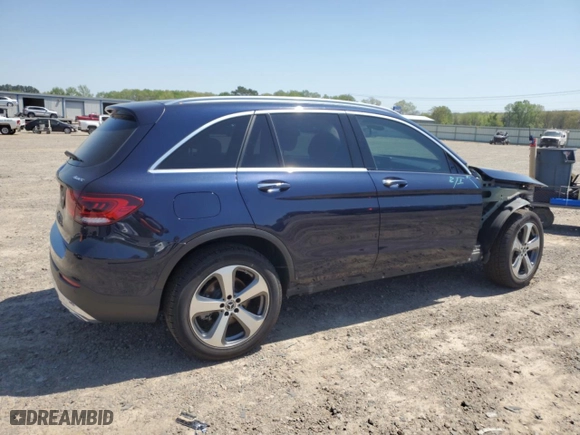 2021 Mercedes-Benz GLC with VIN W1N0G8EB4MF878174, listed as a Copart auction lot 52540405 with 41,304 mi miles and Salvage Title. Bid and sale history available at carsss.com. Image 3.