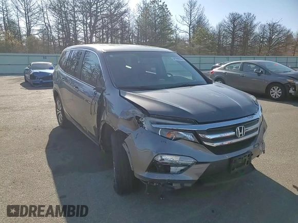 2017 Honda Pilot EX-L with VIN 5FNYF6H50HB063505, listed as a Copart auction lot 54768955 with 70,103 mi miles and Salvage Title. Bid and sale history available at DreamBid. Image 14.