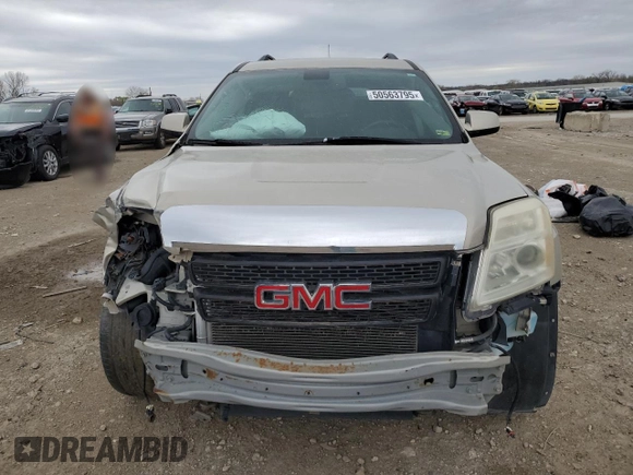 2011 GMC Terrain SLE-2 with VIN 2CTFLTEC5B6275853, listed as a Copart auction lot 50563795 with Not Provided miles and Salvage Title. Bid and sale history available at carsss.com. Image 5.