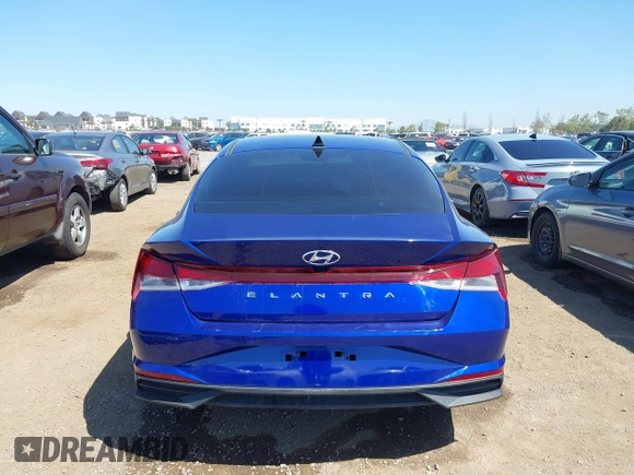 2023 Hyundai Elantra SEL with VIN KMHLM4AG1PU484361, listed as a IAAI auction lot 41986634 with 39,230 mi miles and . Bid and sale history available at DreamBid. Image 17.