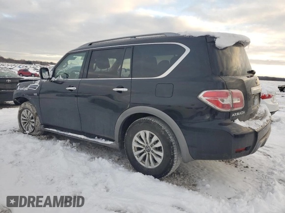 2020 Nissan Armada SL with VIN JN8AY2NC7L9615368, listed as a Copart auction lot 85460514 with 158,114 mi miles and Salvage Title. Bid and sale history available at carsss.com. Image 2.