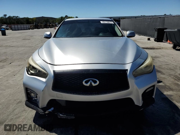 2014 Infiniti Q50 Sport with VIN JN1BV7AP5EM689471, listed as a Copart auction lot 49716815 with 110,461 mi miles and Salvage Title. Bid and sale history available at DreamBid. Image 5.