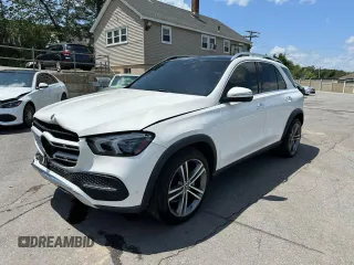 2022 Mercedes-Benz GLE 350 with VIN 4JGFB4JE2NA792283, listed as a Copart auction lot 62230355 with 64,293 mi miles and Clean title. Bid and sale history available at DreamBid. Image 1.