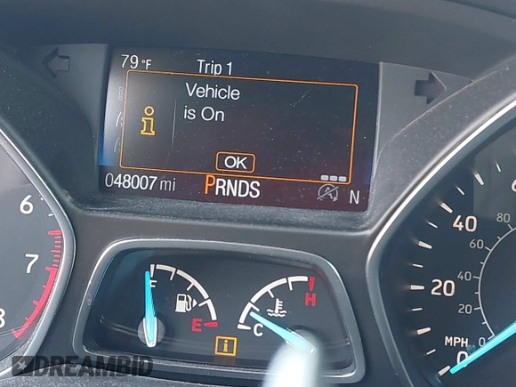 2019 Ford Escape Titanium with VIN 1FMCU9J96KUA11515, listed as a IAAI auction lot 41768523 with 48,007 mi miles. Bid and sale history available at carsss.com. Image 7.