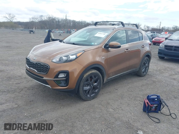 2020 Kia Sportage S with VIN KNDP6CAC0L7661515, listed as a IAAI auction lot 41897308 with 51,991 mi miles. Bid and sale history available at carsss.com. Image 17.