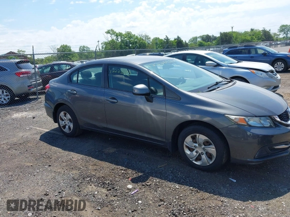 2013 Honda Civic LX with VIN 2HGFB2F58DH550407, listed as a IAAI auction lot 42226423 with 152,007 mi miles and . Bid and sale history available at DreamBid. Image 13.