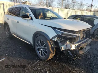 2022 Infiniti QX60 Sensory with VIN 5N1DL1GS8NC332839, listed as a Copart auction lot 85265524 with 7,863 mi miles and Salvage title. Bid and sale history available at DreamBid. Image 4.