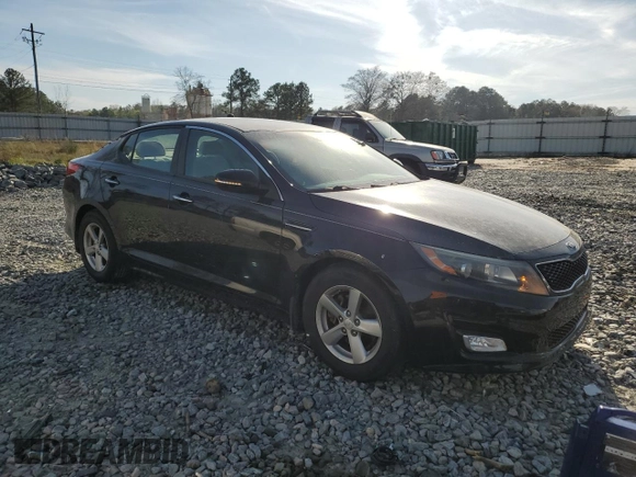 2015 Kia Optima LX with VIN 5XXGM4A77FG367300, listed as a Copart auction lot 49501755 with 101,104 mi miles and Salvage Title. Bid and sale history available at carsss.com. Image 4.