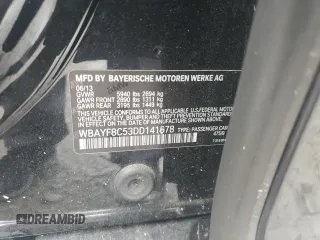 2013 BMW 7 Series 750Li xDrive с VIN WBAYF8C53DD141678, выставлен на аукционе Copart как лот 64843395 с пробегом 83 931 миль миль и Чистый • Clean title. История ставок и продаж доступна на DreamBid. Изображение 12.