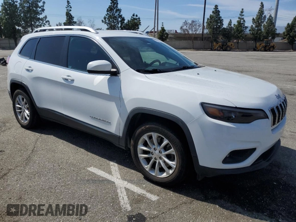 2019 Jeep Cherokee Latitude with VIN 1C4PJLCB5KD392852, listed as a Copart auction lot 50392035 with 80,116 mi miles and Salvage Title. Bid and sale history available at carsss.com. Image 4.