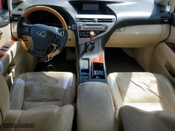2010 Lexus RX 350 with VIN 2T2BK1BA8AC059086, listed as a Copart auction lot 50685685 with 252,588 mi miles and Salvage Title. Bid and sale history available at carsss.com. Image 8.