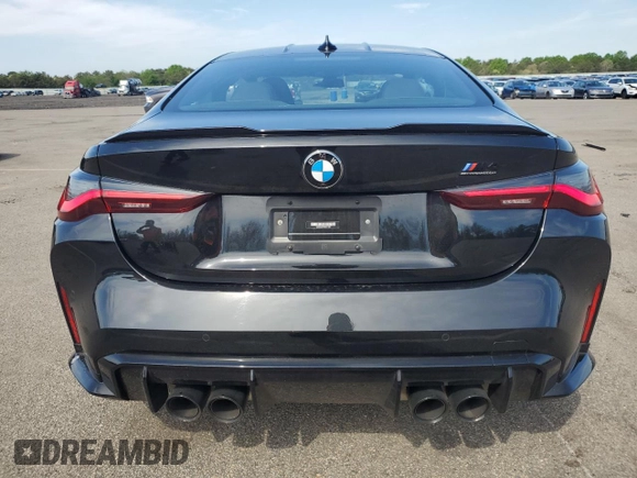 2022 BMW M4 Competition xDrive with VIN WBS43AZ05NCK11629, listed as a Copart auction lot 55484844 with 10,264 mi miles and Salvage Title. Bid and sale history available at carsss.com. Image 6.