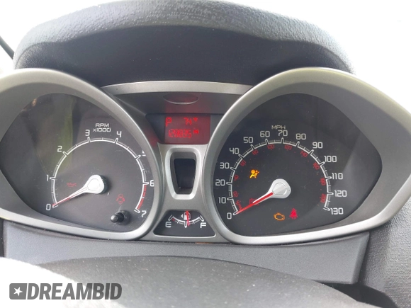 2011 Ford Fiesta SE with VIN 3FADP4EJ0BM173576, listed as a IAAI auction lot 42075691 with 128,835 mi miles. Bid and sale history available at carsss.com. Image 7.