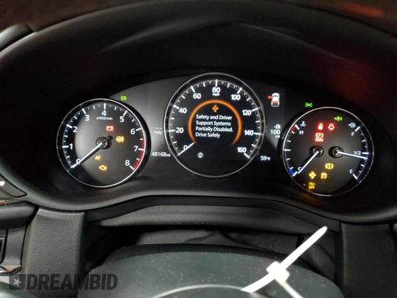 2023 Mazda CX-30 S Premium with VIN 3MVDMBDM3PM527681, listed as a Copart auction lot 52681595 with 48,168 mi miles and Salvage Title. Bid and sale history available at DreamBid. Image 9.