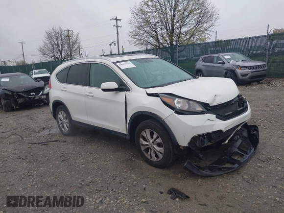 2012 Honda CR-V EX-L with VIN 5J6RM3H75CL026007, listed as a IAAI auction lot 42005719 with 175,454 mi miles and . Bid and sale history available at carsss.com. Image 1.