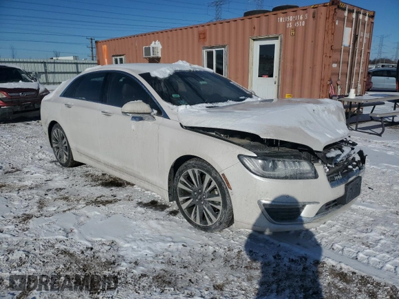 2019 Lincoln MKZ Reserve II with VIN 3LN6L5F96KR606972, listed as a Copart auction lot 42345565 with 55,876 mi miles and Salvage title. Bid and sale history available at DreamBid. Image 4.