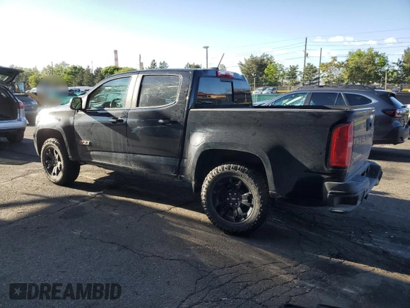 2022 Chevrolet Colorado 4WD Z71 with VIN 1GCGTDENXN1273532, listed as a Copart auction lot 57910055 with 36,223 mi miles and Salvage title. Bid and sale history available at DreamBid. Image 2.