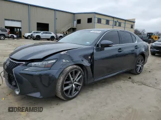 2017 Lexus GS with VIN JTHCZ1BL9HA006660, listed as a Copart auction lot 43991025 with 74,884 mi miles and Salvage Title. Bid and sale history available at carsss.com. Image 1.
