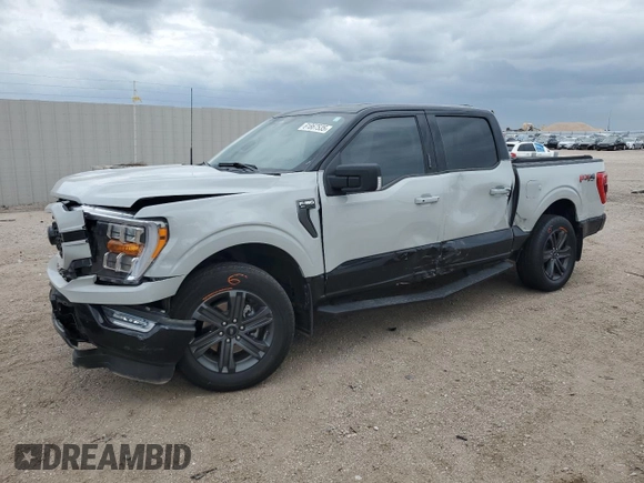 2023 Ford F-150 XL with VIN 1FTFW1E84PKE35275, listed as a Copart auction lot 61867535 with 22,142 mi miles and Salvage title. Bid and sale history available at DreamBid. Image 1.
