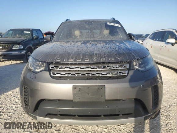 2017 Land Rover Discovery HSE with VIN SALRRBBV8HA036566, listed as a Copart auction lot 76379014 with Not Provided miles and Salvage Title. Bid and sale history available at carsss.com. Image 5.